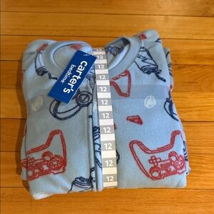Carter's video game themed footie Pajamas for big kids! NWT